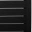 Table d'appoint d'extérieur noir mat fabriquée en aluminium avec style