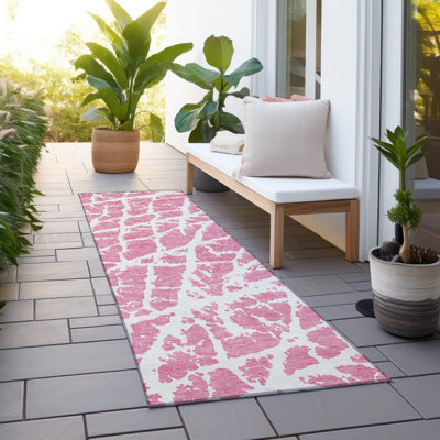 Tapis intérieur / extérieur Kyrie avec envers antidérapant