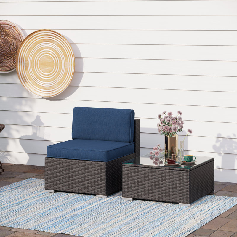 Canapé modulaire avec coussins Mcgahan