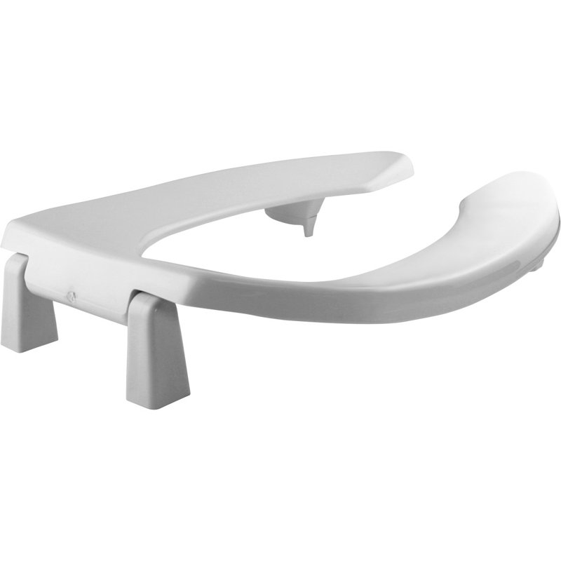 Siège de toilette allongé en plastique