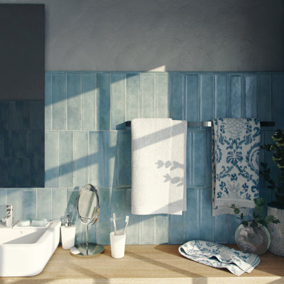 Raku 3 In. X 12 In. Glossy Ceramic Wall Tile (6.3 Sq. Ft./Case)