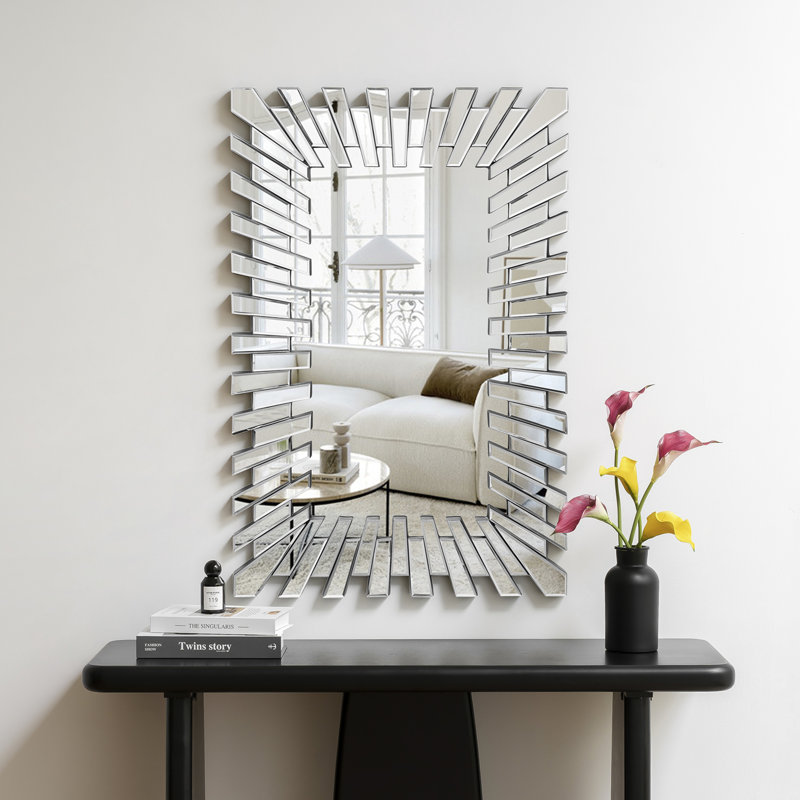Miroir d'appoint mural Freelon Sunburst, 31,5 po x 23,62 po