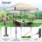 Iron Pop-up Canopy with Removable Mesh Sidewalls and Roller Bag-86706490-90566785