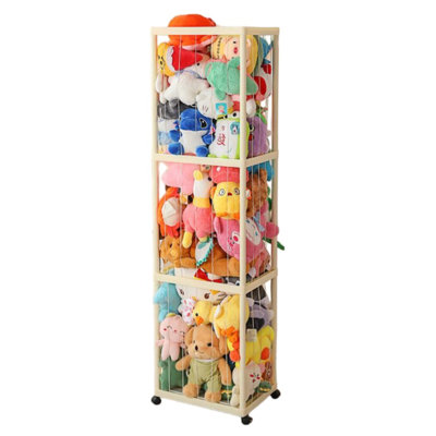 Large Storage Bin, Collapsible Clothes Hamper for Laundry, Holds Plush Toys