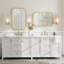 Miroir mural de salle de bain Amara-129207159-129207160