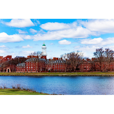 Dunster House Cambridge by SerrNovik - Wrapped Canvas Print