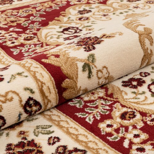 Charlton Home® Harbert Machine Woven Performance Red Rug & Reviews ...