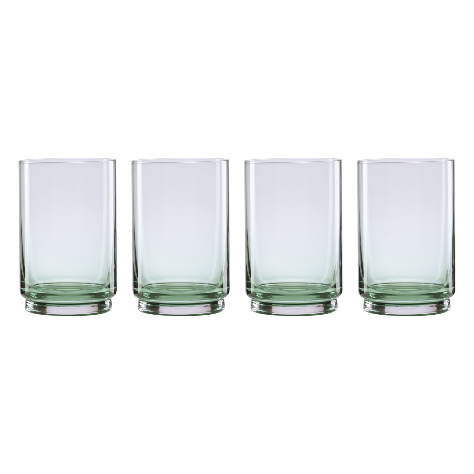 Lenox Tuscany Stackable Coolers, Set of 4, 17 Oz, Green