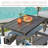 4 Pieces Metal Outdoor Conversation Set With 2 Hand-woven Rope Swivel Rocking Chairs-776518615