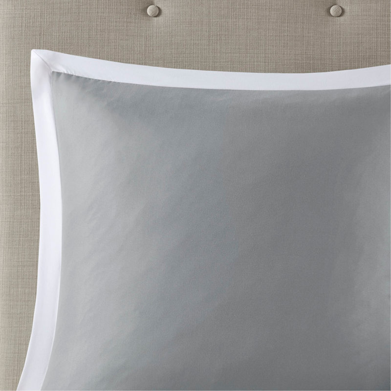 Ensemble d'édredon brodé 8 pièces grand blanc, Blanc, Édredon grand + 7 articles supplémentaires