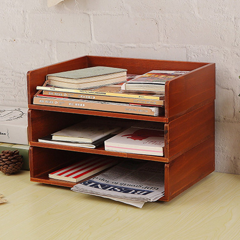 Bamboo Desk Organiser