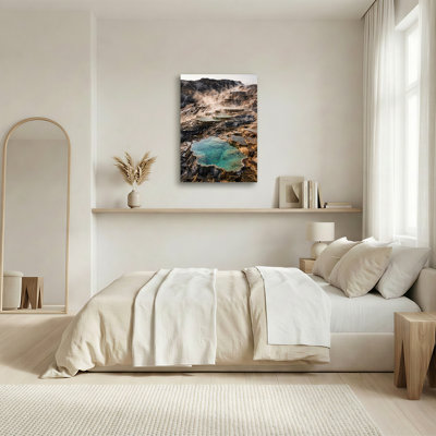 Art mural sur toile, "Turquoise Hot Springs"