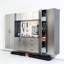 Série, Armoire de garage, Finition gris métallique, Fonctionnalité, Qualité de l'eau et de la chaleur, Matériau de qualité E0, Rangement de tablette, Rangement de support métallique double de 128 po X P 79 H 20 P A 7 par