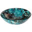 Lavabo de salle de bain vasque circulaire en verre Cliffside