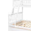 Lit superposé simple sur double avec tiroirs, en pin et lattes, finition de haute qualité, combinaison, structure stable, rangement-1807199681