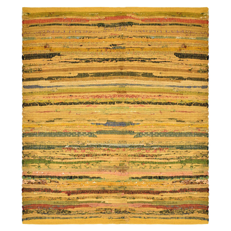 Steptoe Cotton Abstract Indoor Rug, Rectangle 5' x 8'