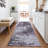 Machine Washable Indoor/Outdoor Xhevrie Purple Rug-111925099