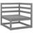 Pine Outdoor Lounge Chair with Ottoman