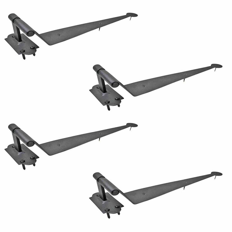Charnière de porte simple décalée H 3,5 po x l 11,75 po