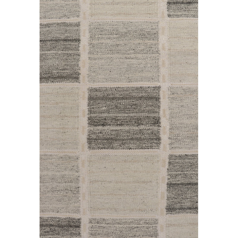 Hand Woven Kilim Wool Geometric Area Rug, Rectangle 9' x 12'