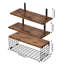 4 Piece Wood Bracket Shelf
