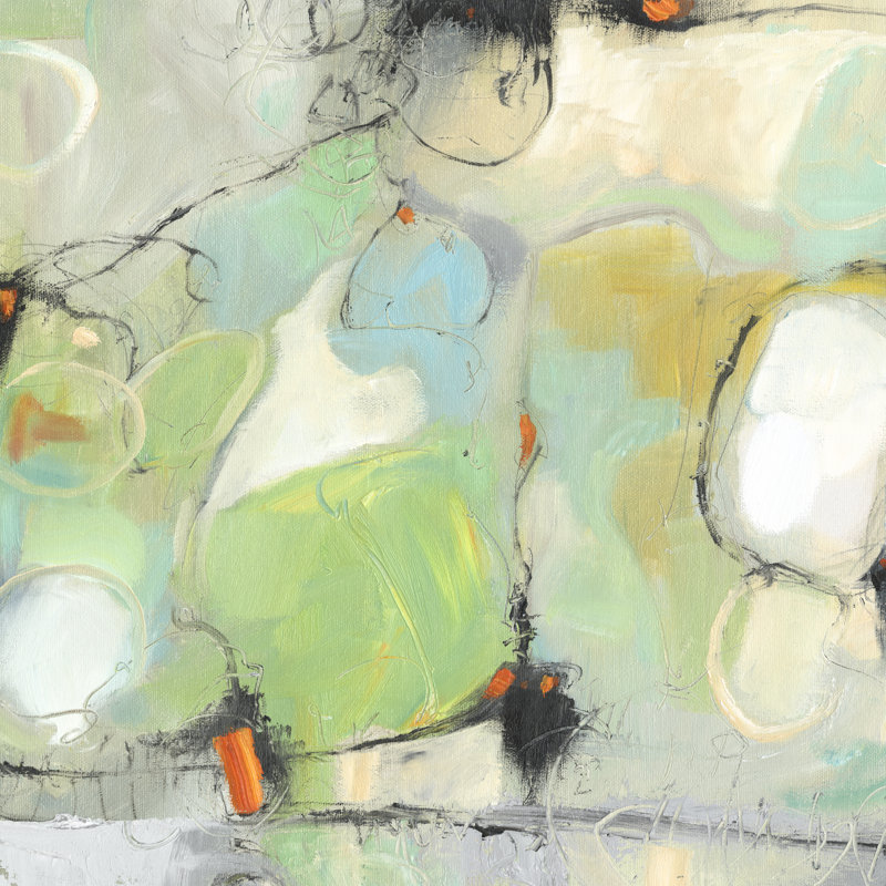 Cascade Abstract II - Wrapped Canvas Painting, 30.48cm H x 30.48cm W