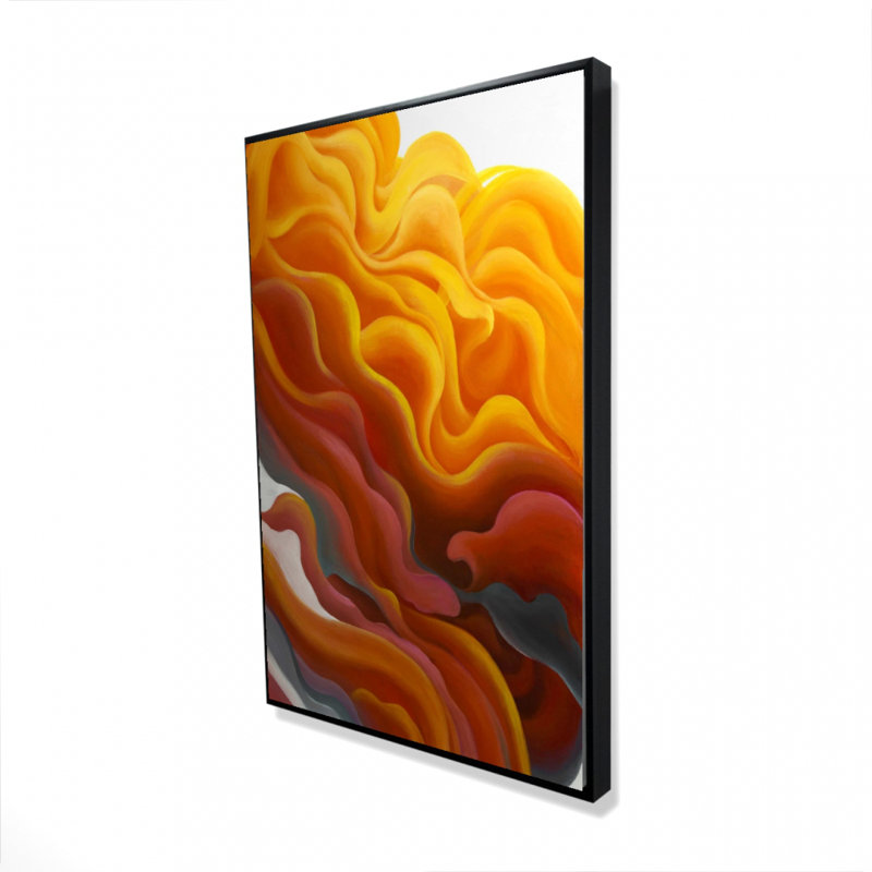 Colourful smoke - 24"x36" Framed canvas