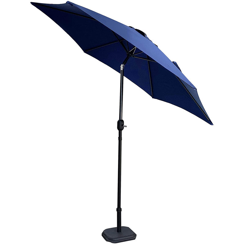 Parasol de marché 9 pi Brackin, Bleu
