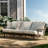 Saratoga Outdoor Teak Sofa In Pebble-123103140