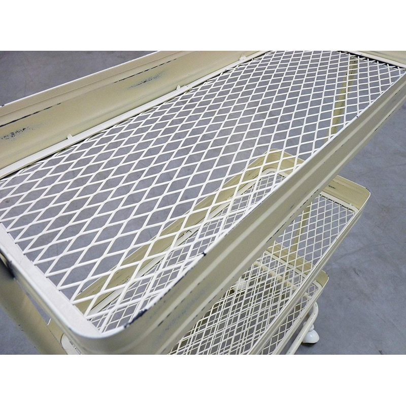 Northcutt Metal Bar Cart, Ivory