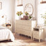 Ensemble de meubles de chambre à coucher comprenant une commode à 7 tiroirs et deux tables de chevet à 2 tiroirs, 3 pièces