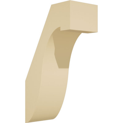 3"W x 6"D x 10"H Del Monte Signature Urethane Knee Brace, Primed Tan