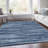Premium Machine Washable Prisco Blue Rug-1849022464