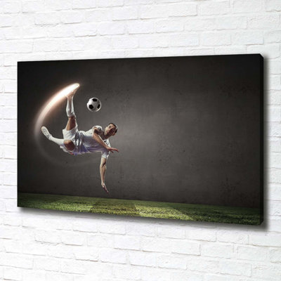 Footballer - Wrapped Canvas Print