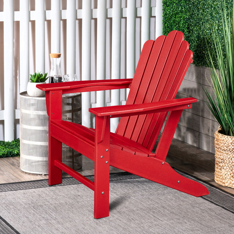 Bostrom Outdoor Adirondack Chair, Red