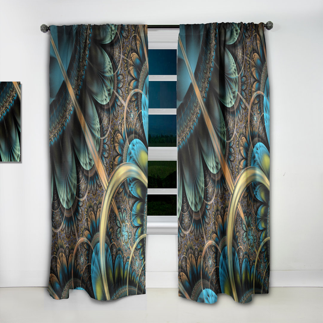 Polyester Blackout Single Curtain Panel Single Panel East Urban Home Size per 