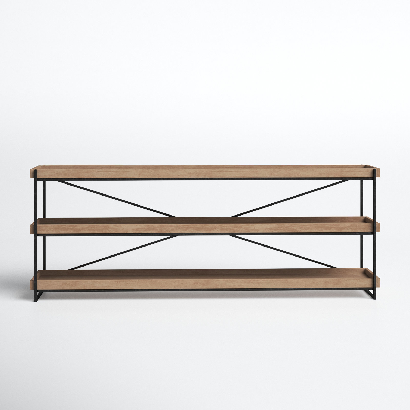 Lupita 16'' Console Table, Light Brown, 80 x 16 x 30