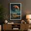 Alien Moonrise Modern - Wrapped Canvas-2022179689-2022179603