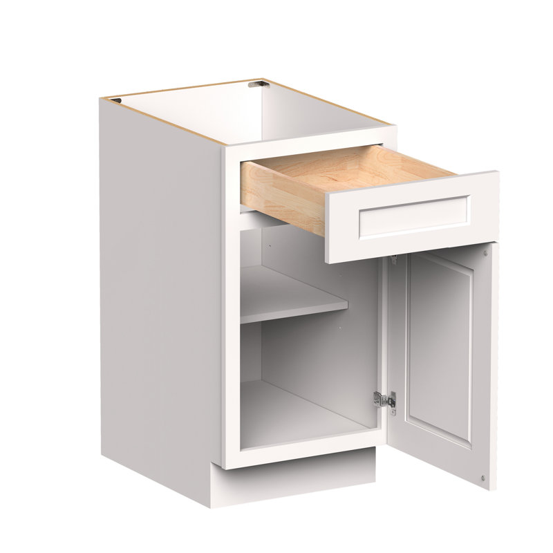 Armoire de cuisine casain, Ivoire blanc, 18"