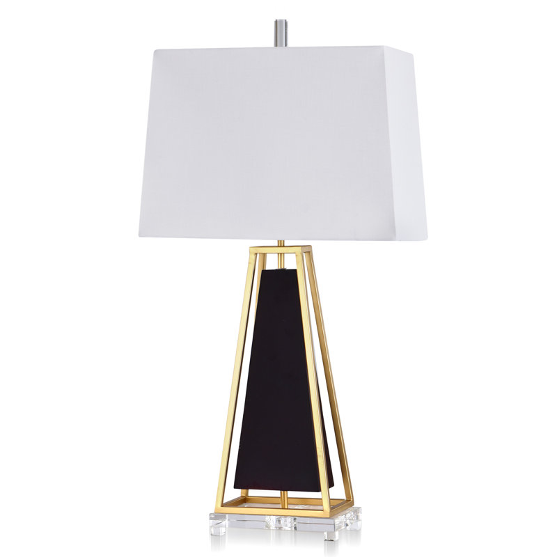 Lampe de table dorée / noire 36,4 po Amazen