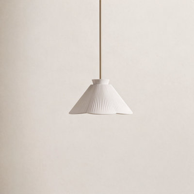 Dimmable Brass Single Light Pendant