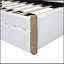 Lit plateforme tapissier avec pieds de support en bois et lit gigogne simple, blanc-2129171803