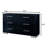 Vegard Solid Wood 57.25'' W 6 - Drawer Dresser-607190683