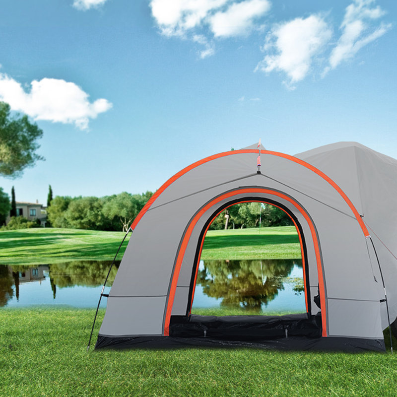 Tente de camping VUS - L 28,7 po x l 12,2 po x H 8,7 po - Polyester - 1 pièce - Gris