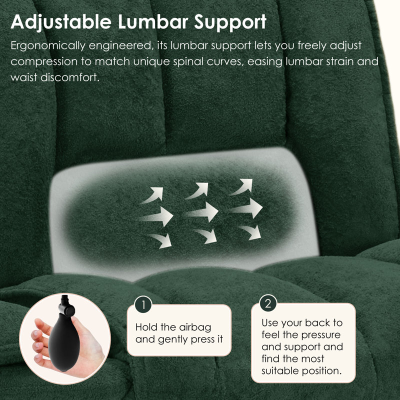 Chaise de bureau ergonomique en chenille moderne avec support lombaire réglable, pivotant à 360 °, accoudoirs pliables