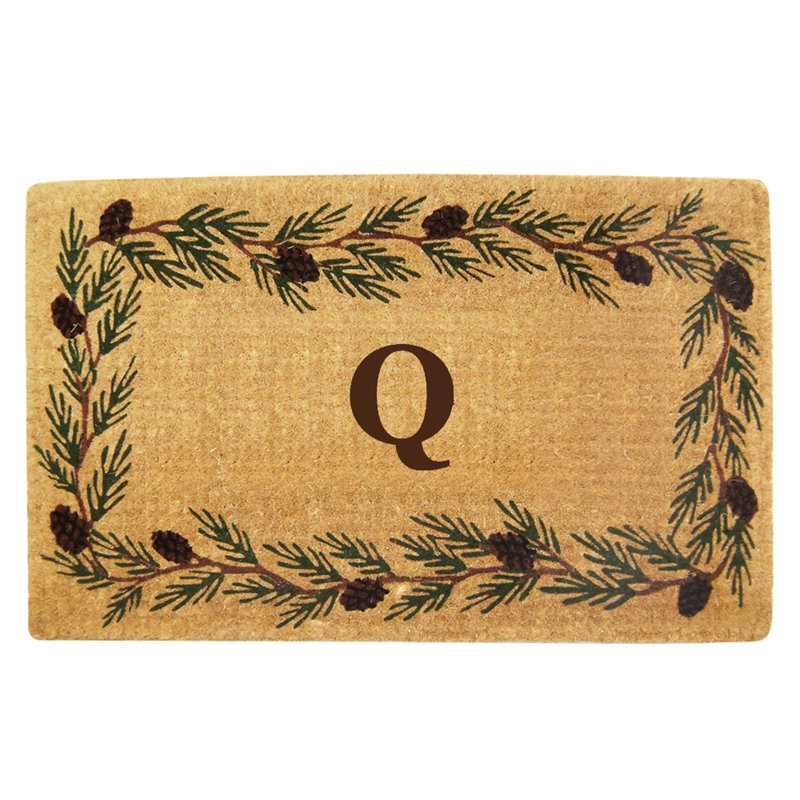 Tapis de porte antidérapant pour l'extérieur, L 22 po x L 36 po, Q