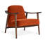Upholstered Stool with Metal Frame-628275125-628275122