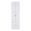 Armoire-penderie haute de 76 pouces avec armoire à double porte Vico, 2 tiroirs Vico-384706098