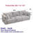3-seater sofa with 2 pillows-34867393