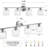 4-Light Dimmable Aluminum Vanity Light-2077081890